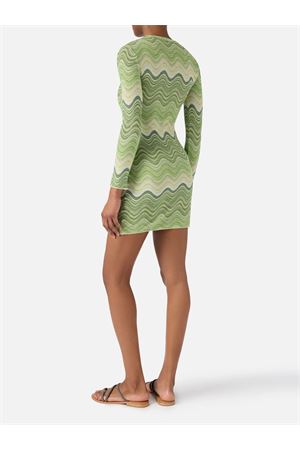 Imany Long-Sleeved Dress Rachel Sea Wave Soft MC2 SAINT BARTH | Dress | IMY00101121L